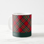 Mug Vacances Plaid Personnalisées Rustic Stewart Tarta (Devant gauche)