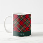 Mug Vacances Plaid Personnalisées Rustic Stewart Tarta (Gauche)