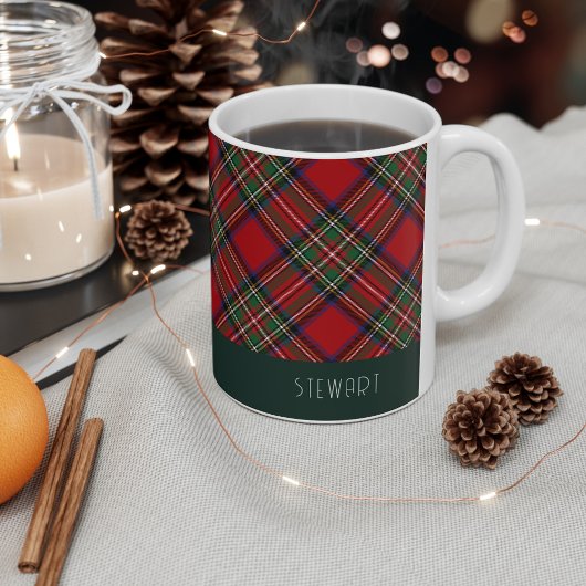 Mug Vacances Plaid Personnalisées Rustic Stewart Tarta