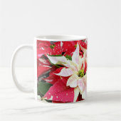 Mug Vacances Poinsettia Rouge et Blanc (Gauche)