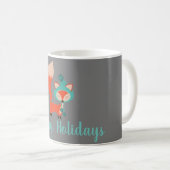 Mug Vacances Renard Hivernal Moderne (Devant droit)