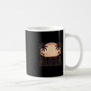 Mug Vacances Rétro Aloha Hawaï Femmes Hommes Enfants