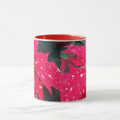 Mug Vacances Rouge Varié Poinsettia (Centre)