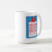 Mug Vacances Sans Arachide heureuses ! (Tasse) (Devant droit)