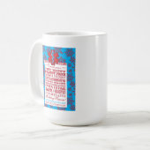 Mug Vacances Sans Arachide heureuses ! (Tasse) (Devant gauche)