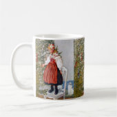 Mug Vacances suédoises d'art d'arbre de Noël de Carl (Gauche)