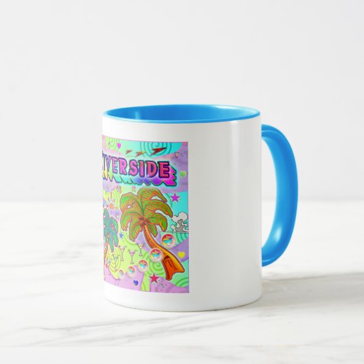 Mug Vacances sur le bord de la rivière (Devant droit)