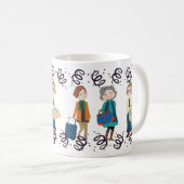 Mug Vacances, Tourisme et Désert (Devant droit)