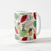 Mug Vacances tropicales hawaïennes ALO-HO-HA (Devant droit)