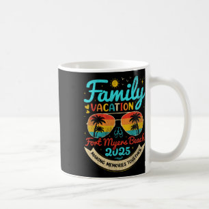 Mug Vacances vintages en famille Fort Myers Beach 2025
