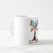 Mug Vacances vintages en Suisse (Devant gauche)