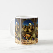 Mug Vacances vintages, Un Jour De Thanksgiving (Devant gauche)