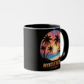 Mug Vacancier surfeur de Myrtle Beach (Devant droit)