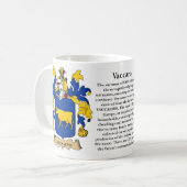 Mug Vaccaro, l'origine, la signification et la crête (Devant gauche)