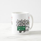 Mug Vaccination contre la cire des moutons (Devant droit)