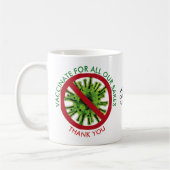 Mug VACCINER POUR TOUS NOS SEKES Vaccination (Gauche)