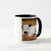 Mug Vache à bébé, veau (Devant droit)