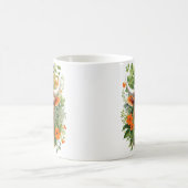 Mug Vache à cornes et fleurs (Centre)