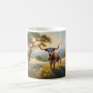 Mug Vache à landes du printemps du Texas