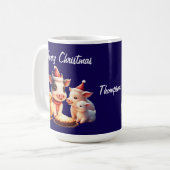 Mug vache, agneau, cochon et poulet (Devant gauche)