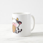 Mug Vache avec gaufre (Devant droit)