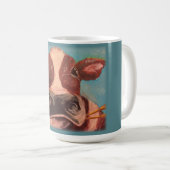 Mug Vache avec la couleur (Devant droit)