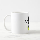 Mug Vache avec une fleur (Gauche)