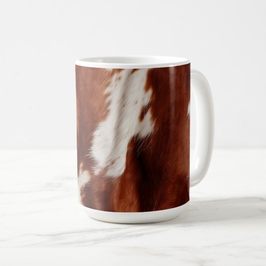 Mug Vache blanche Brown (Devant droit)