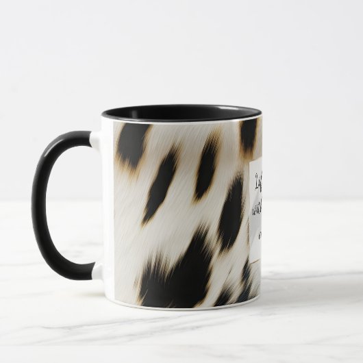 Mug Vache blanche noire (Gauche)