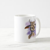 Mug Vache Brahman de dessin animé (Devant droit)