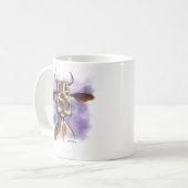 Mug Vache Brahman de dessin animé (Devant gauche)