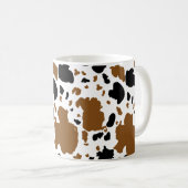 Mug Vache Brown et noire (Devant droit)