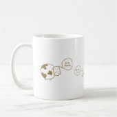Mug vache brune à brun de poulet (Gauche)