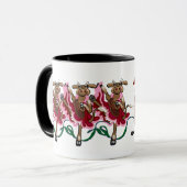 Mug Vache cancan et joyeux taureau (Devant gauche)