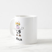 Mug Vache caricaturale drôle (Devant gauche)