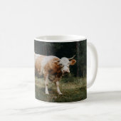 Mug VACHE CHAINÉE Brown ET BLANCHE (Devant droit)