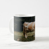 Mug VACHE CHAINÉE Brown ET BLANCHE (Devant gauche)