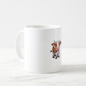 Mug Vache charmante au dessin (Devant gauche)