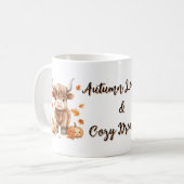 Mug Vache Chek Automne Highland (Devant gauche)