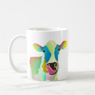 Mug Vache colorée unique