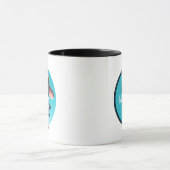 Mug Vache cool Ajouter un monogramme (Centre)