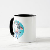 Mug Vache cool Ajouter un monogramme (Devant gauche)