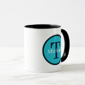 Mug Vache cool Ajouter un monogramme (Devant droit)