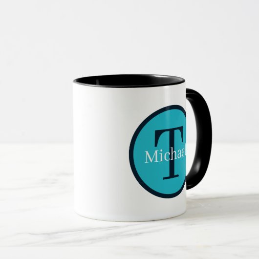 Mug Vache cool Ajouter un monogramme (Devant droit)