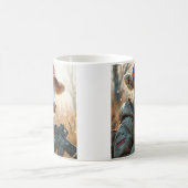 Mug Vache cool MAGA avec pistolet et Camouflage Cute A (Centre)
