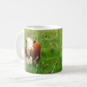 Mug Vache curieuse Brown verte 4Mal (Devant gauche)