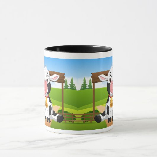 Mug Vache de bébé mignonne (Centre)