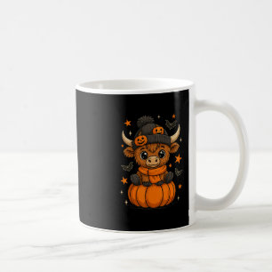 Mug Vache de Halloween Rétro Citrouille Vache de Thank