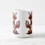 Mug Vache de Highland qui savoure des boissons chaudes (Centre)
