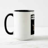 Mug Vache de sciage victorienne sur la boue (Gauche)